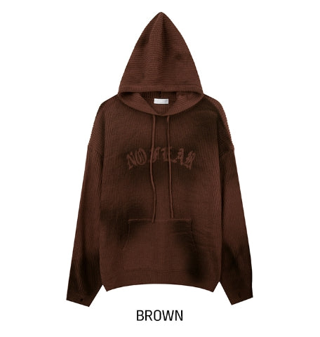 【U LAN】Fear dirty hachi hood knit Fear dirty hachi hood knit - ULAN | 60% - Asian Fashion