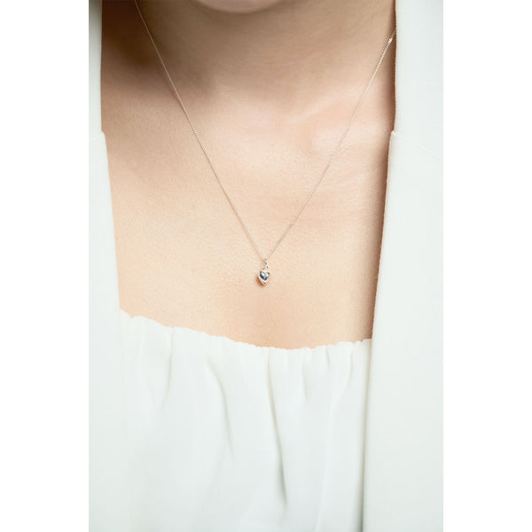 Minimal Heart Simbol Necklace (Silver925)