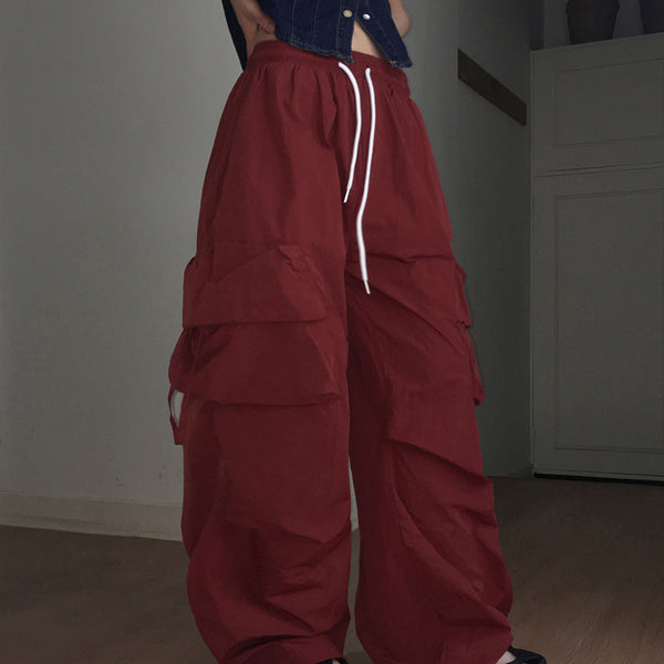 [UNISEX] Kossel Nylon Big Cargo Pocket Pants