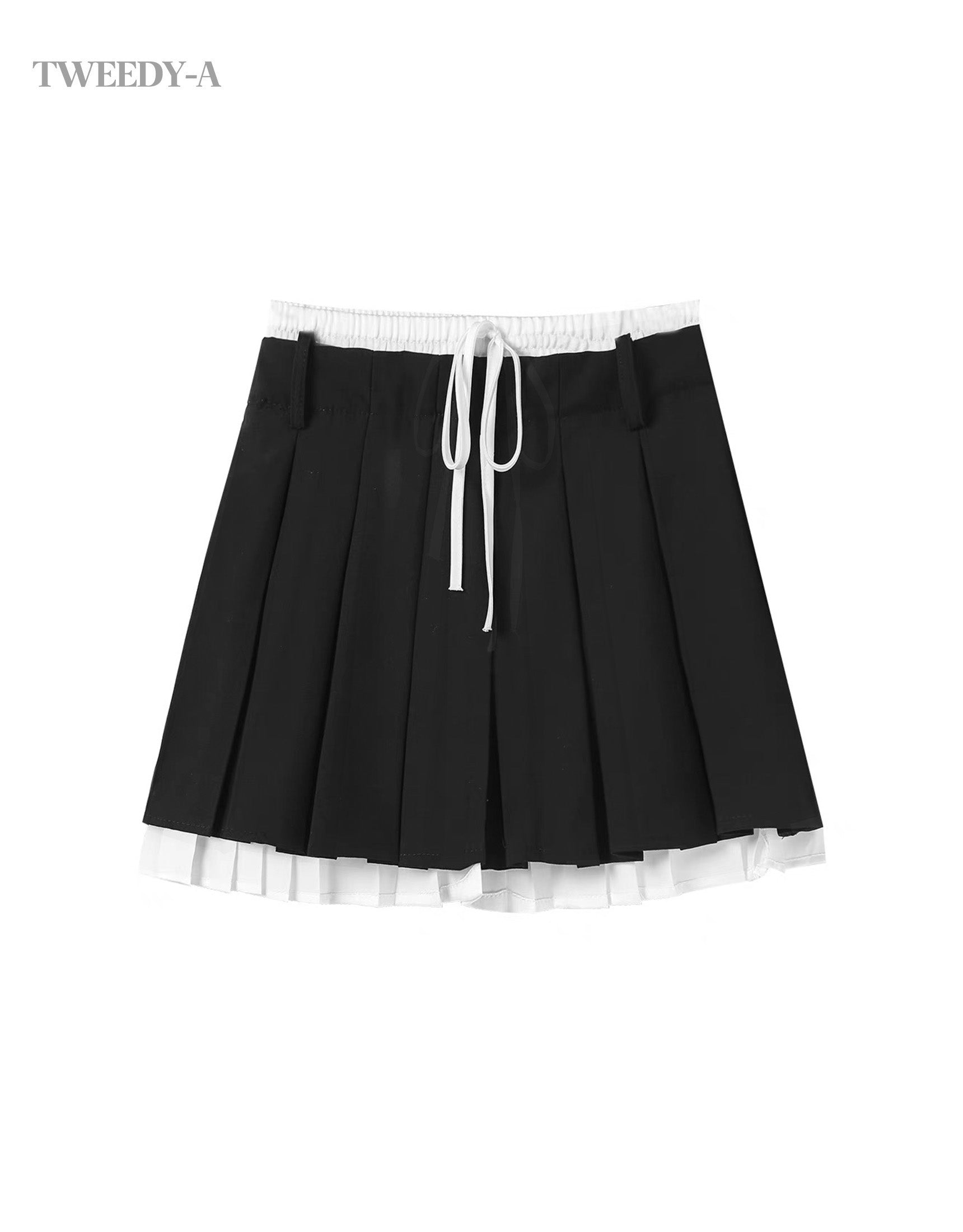 Rina Bendable Pleats Mini Skirt 2 Colors