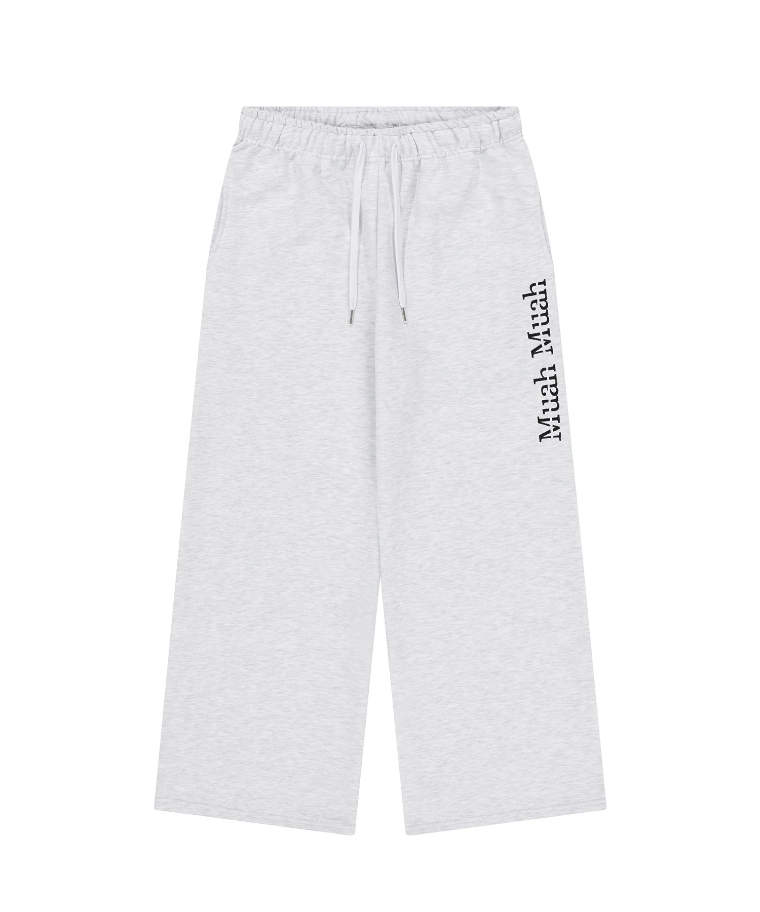 【Artist Wear】★人気★ロゴ ワイドバンディング パンツ ロゴステッチワイドバンディングパンツ【セットアップアイテム