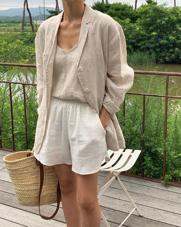 original linen field jacket