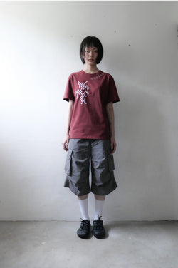 TCM checker T (burgundy)