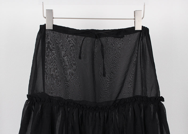 SHEER LACE SKIRT