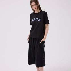 Wide Half Pants_2Color