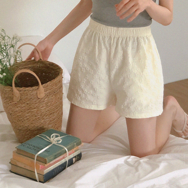 Isle Flower Jacquard Shorts