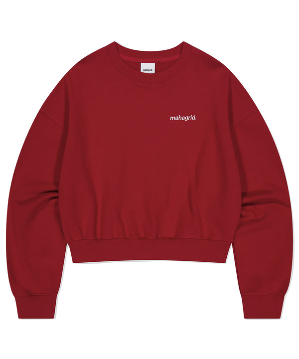 ORIGIN LOGO CROP SWEATSHIRT