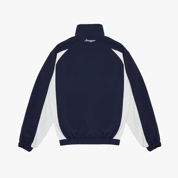 Stranger Regular Fit Zipper Tracksuit Top (Navy)