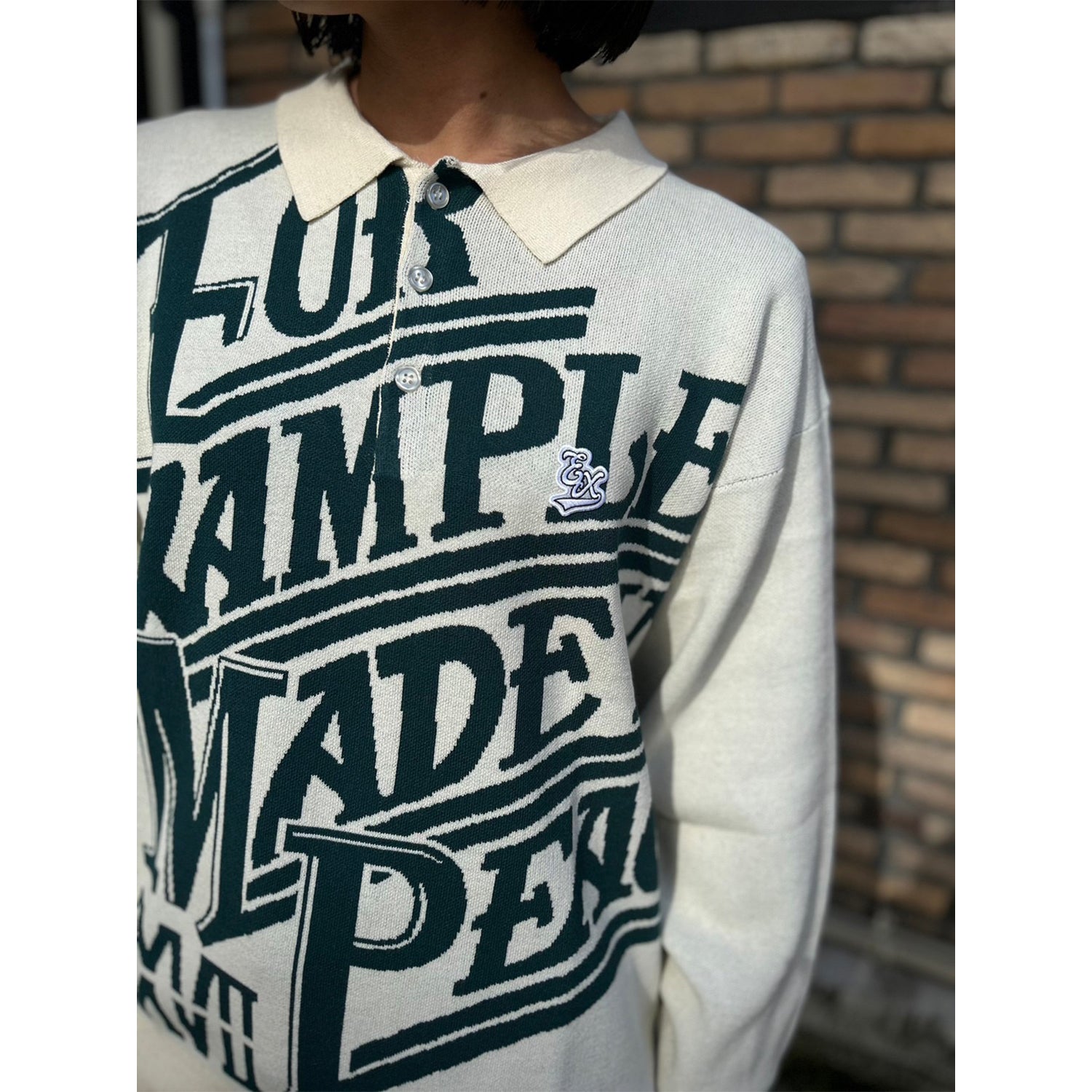 EXAMPLE MADE IN PEACE POLO KNIT SHIRTS