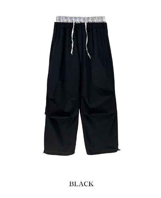 Trunk layer parachute pants