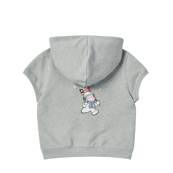 [WOMEN'S EDITION] NEW APOLLO CARE BEARS CROP HOOD ZIP UP GRAY