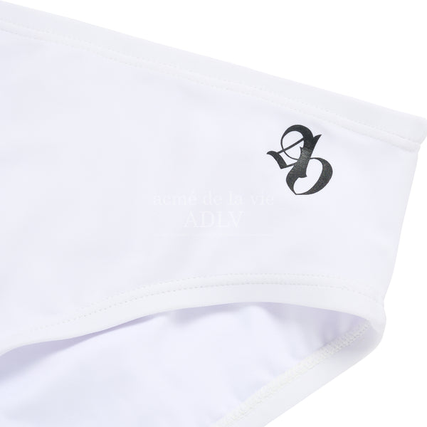 SYMBOL LOGO BIKINI SET UP WHITE