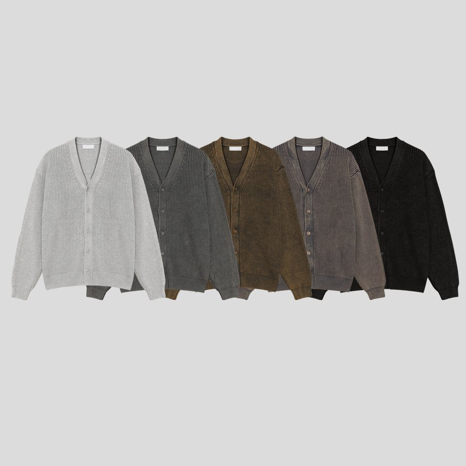 LMN Frick Hache Pigment Cardigan (5 colors)