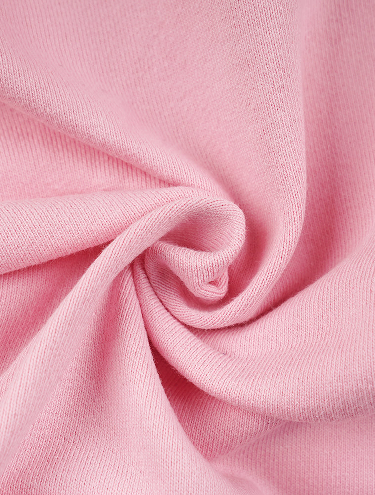 Women's Blur Logo Raglan Crop Hood Zip-up Pink(FCE1ZP304W)