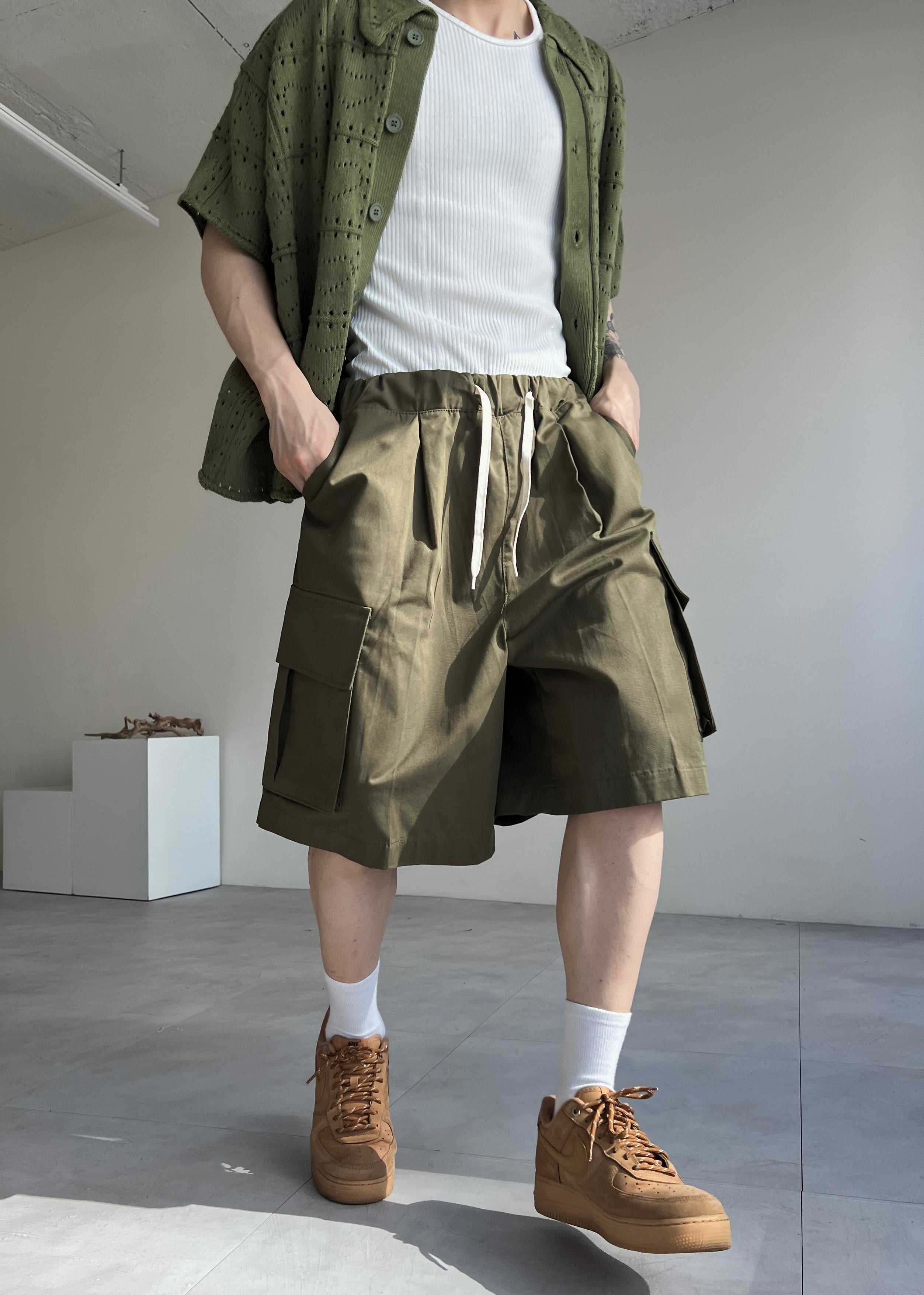 Cargo Half Bermu Pants(3colors)