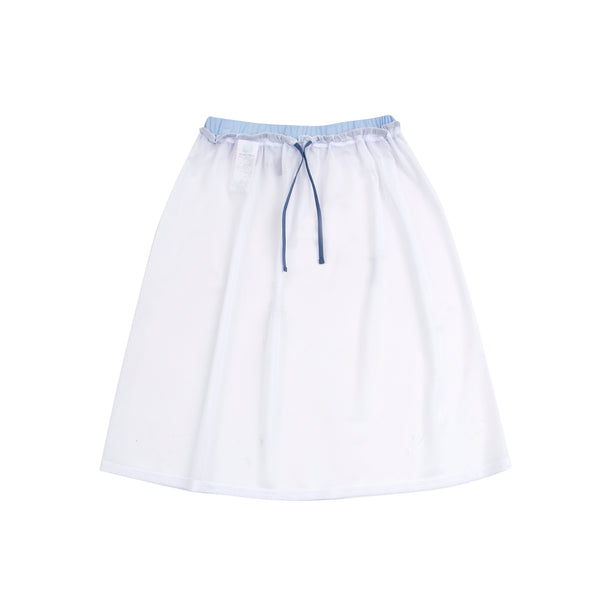 layered hole mash skirt (FOR WOMAN)_SYS6SK51WT