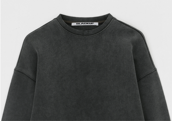 [B-BASIC] Heavy Sweat Salt Washing Sweatshirt