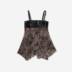 BELTED LEOPARD SLEEVELESS