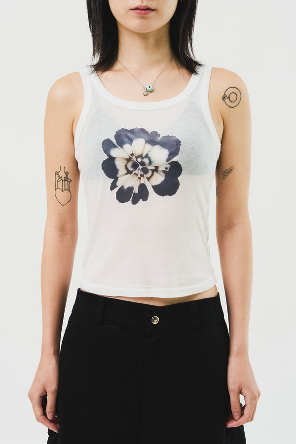 (W) Dark Flower Sleeveless(2color)