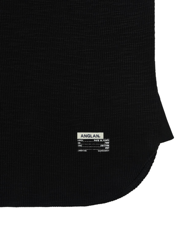 Baseball Half Open Jersey - Black