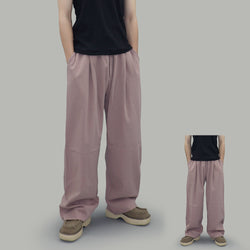 Adon wide cotton pants (PINK)