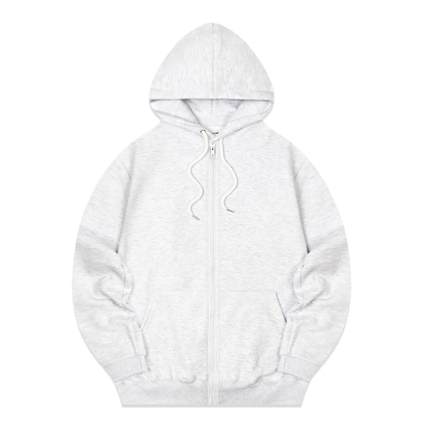 PLAIN HOODIE ZIP-UP