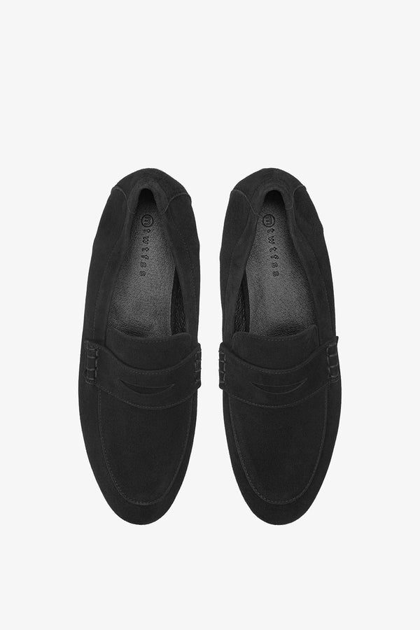 MODERN PENNY LOAFER IN BLACK CAVIAR