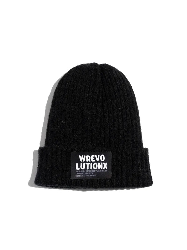 WREVOLUTIONX 24" Logo Beanie (Black)