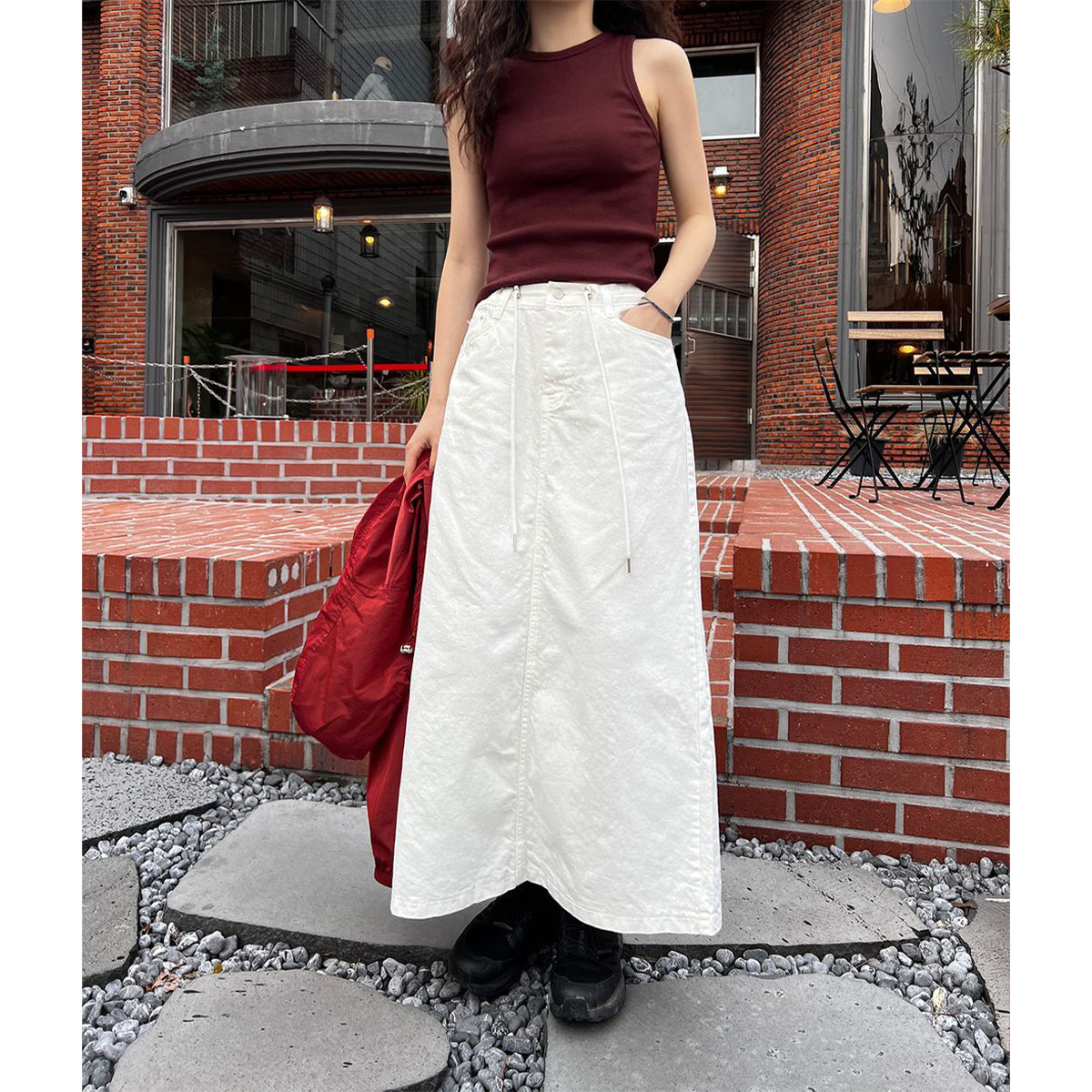 arid rope long skirt