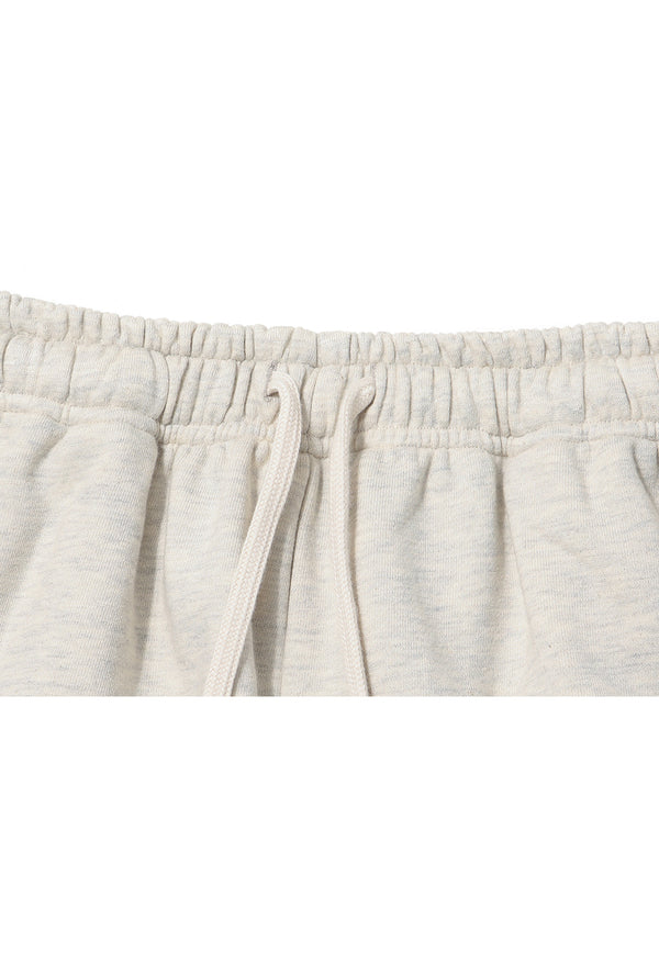 Signature relax wide pants - OAT MEAL