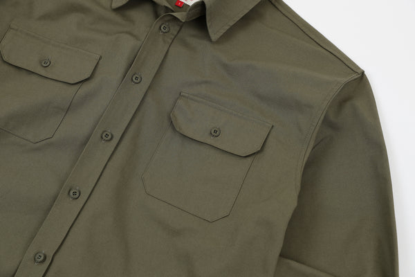 Mwoong Overfit Work Shirts(KHAKI)