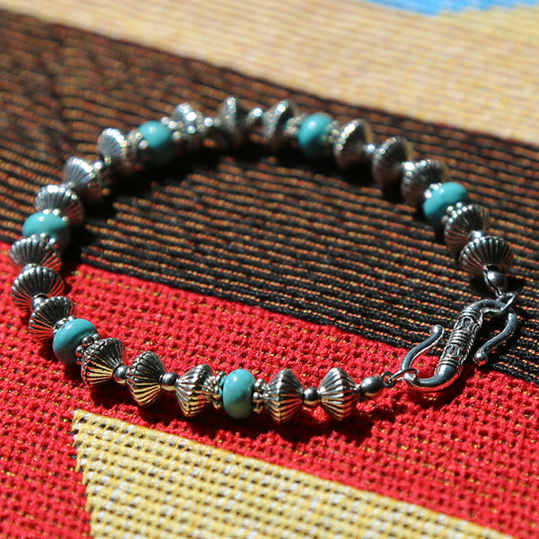 navajo turquoise beads bracelet