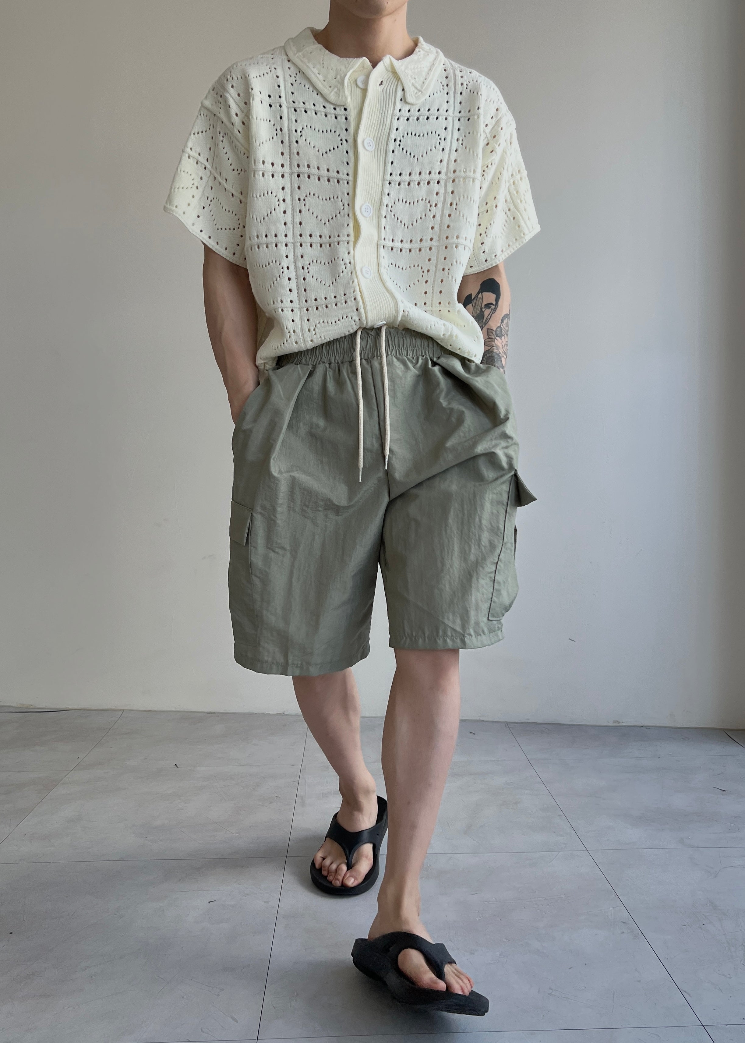 Bread cargo Bermuda pants(2colors)