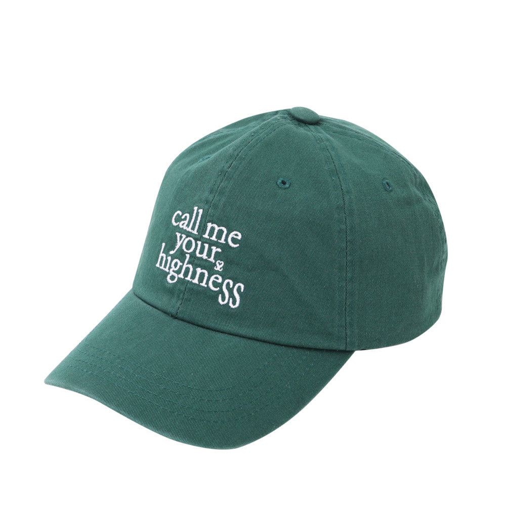 call me logo cap - green