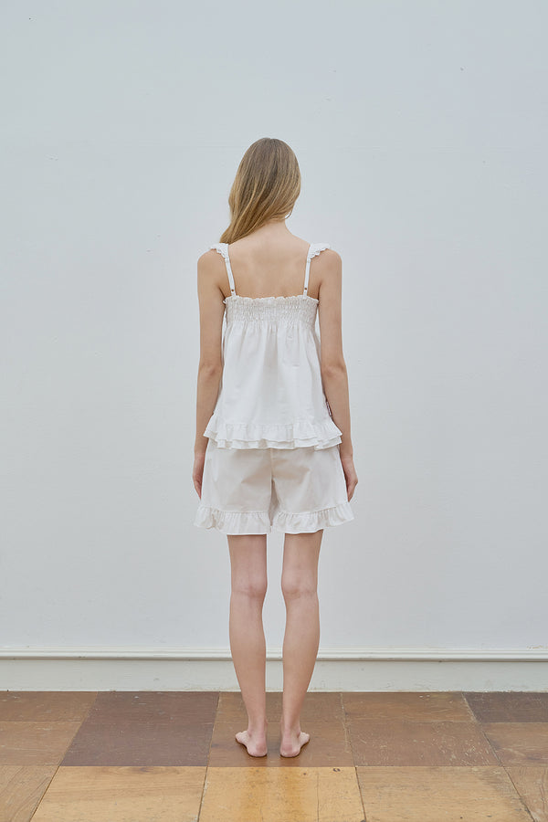 Pine Sleeveless Two-Piece Ivory[24179WTNSN]