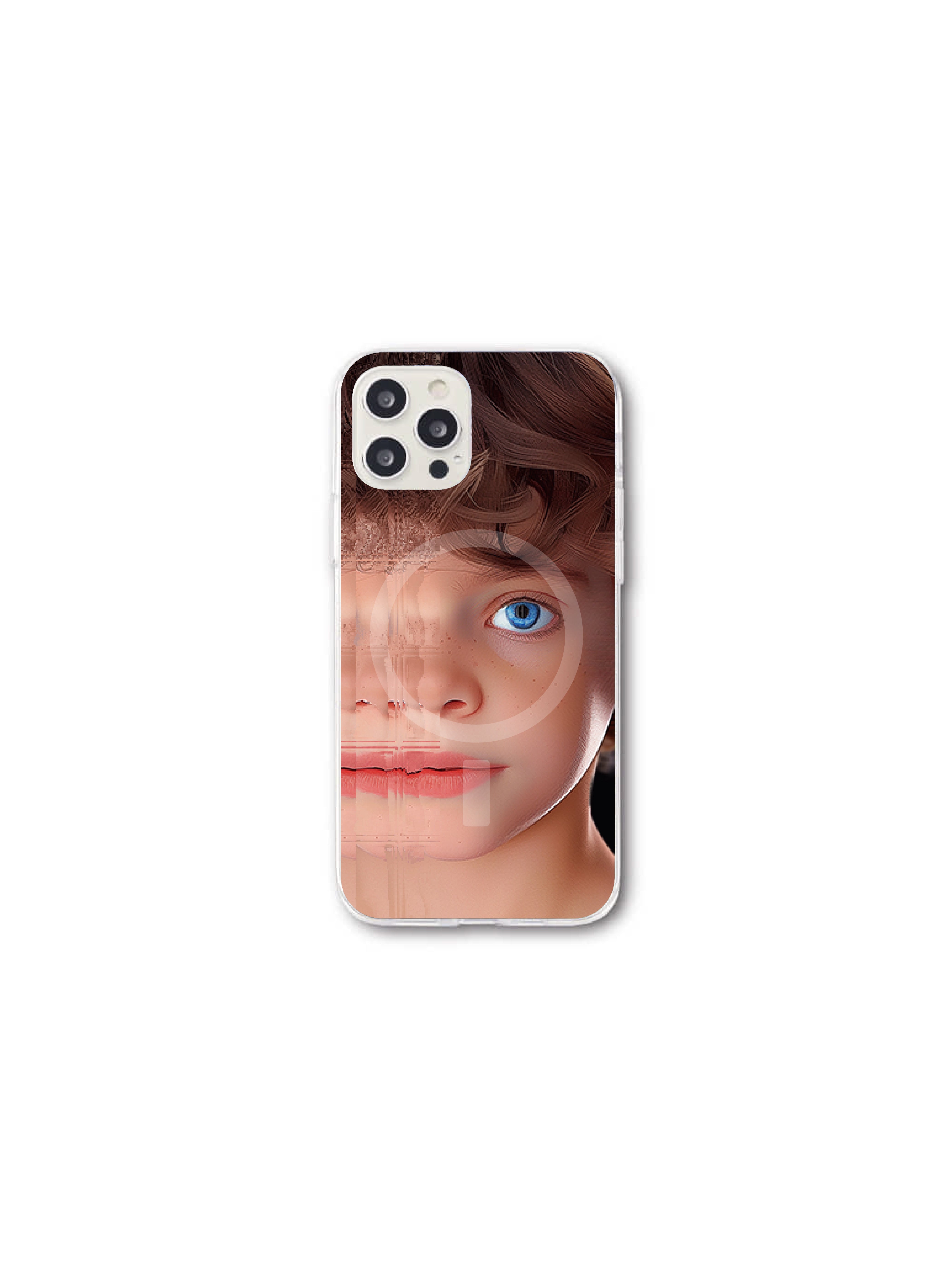 Freckle Boy Phone Case magsafe