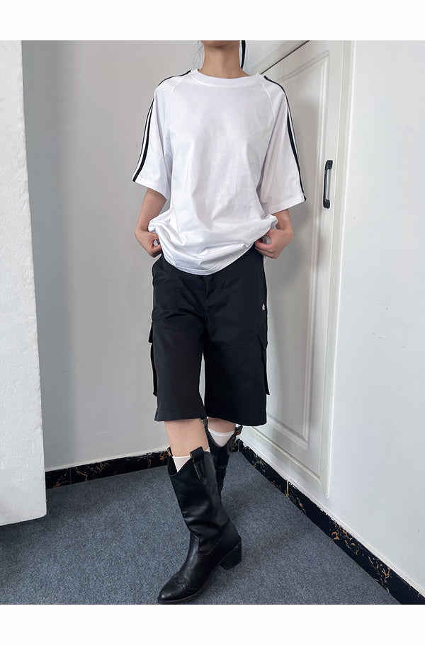 Modern French Half-Length Pocket Pants