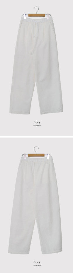Daily Summer Cotton Wide Pants (3color)