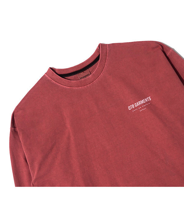 TL Pigment Simple Long Sleeve (Red)