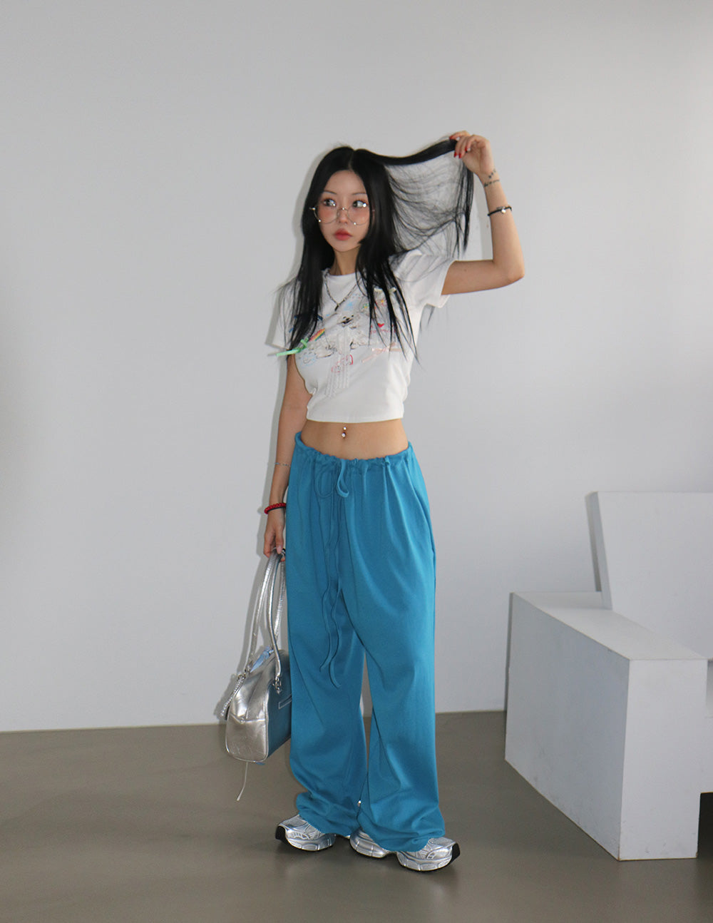 6 color twinkle wide pants