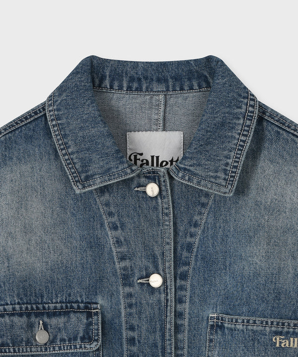 DENIM WORK JACKET BLUE