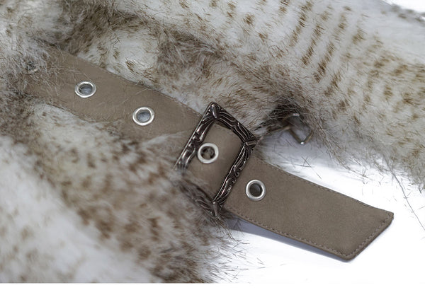 FW2024 Punk plush bunny ear bag