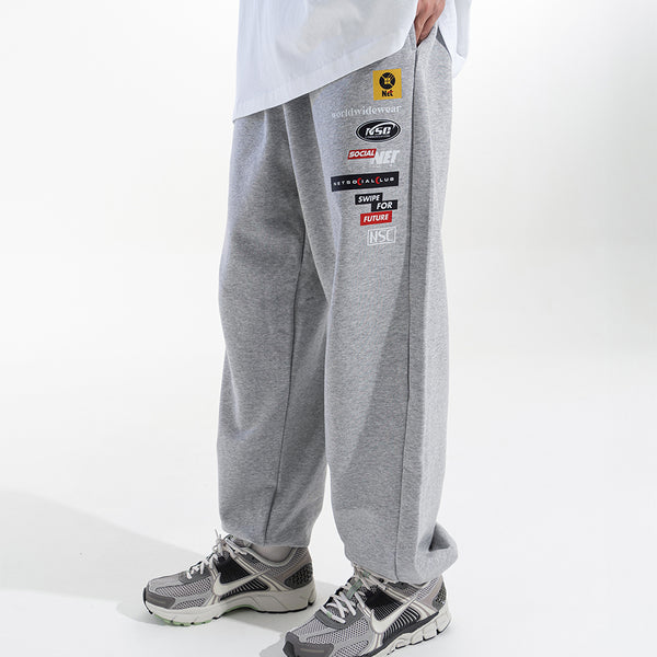 TELECOM LOGOS PANTS (MELANGE)