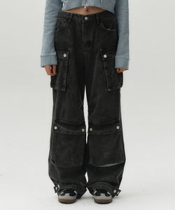 4 cargo pants (dark grey)