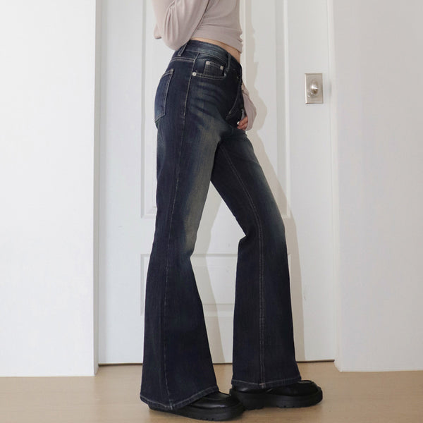 Rollin Bell Bootcut Spandex Denim Pants