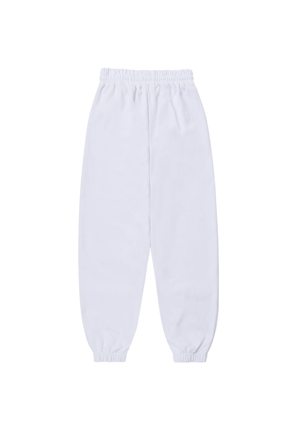 Signature jogger pants -WHITE