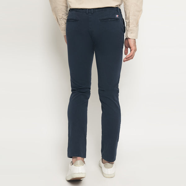 MON AKITA - Ryoji Men Chino Pants Dark Navy