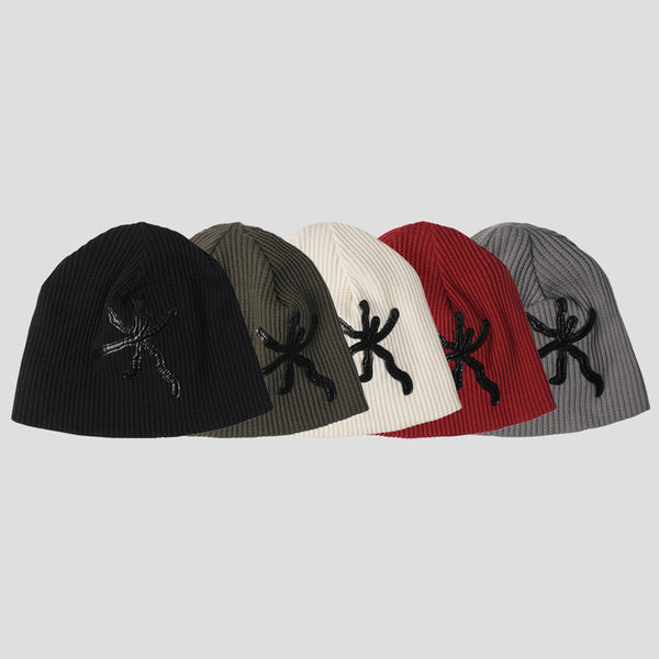 Leather spider beanie 5color