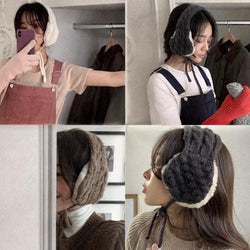 #Z2411 winter ribbon earmuffs (4 colors)