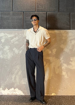 Deep Sprite One-Chin Banded Slacks 3COLOR